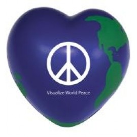 Customized World Heart Stress Reliever  Customized World Heart Stress Reliever