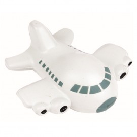 Logo Branded Airplane Shaped Stress Relief Squeeze Balls