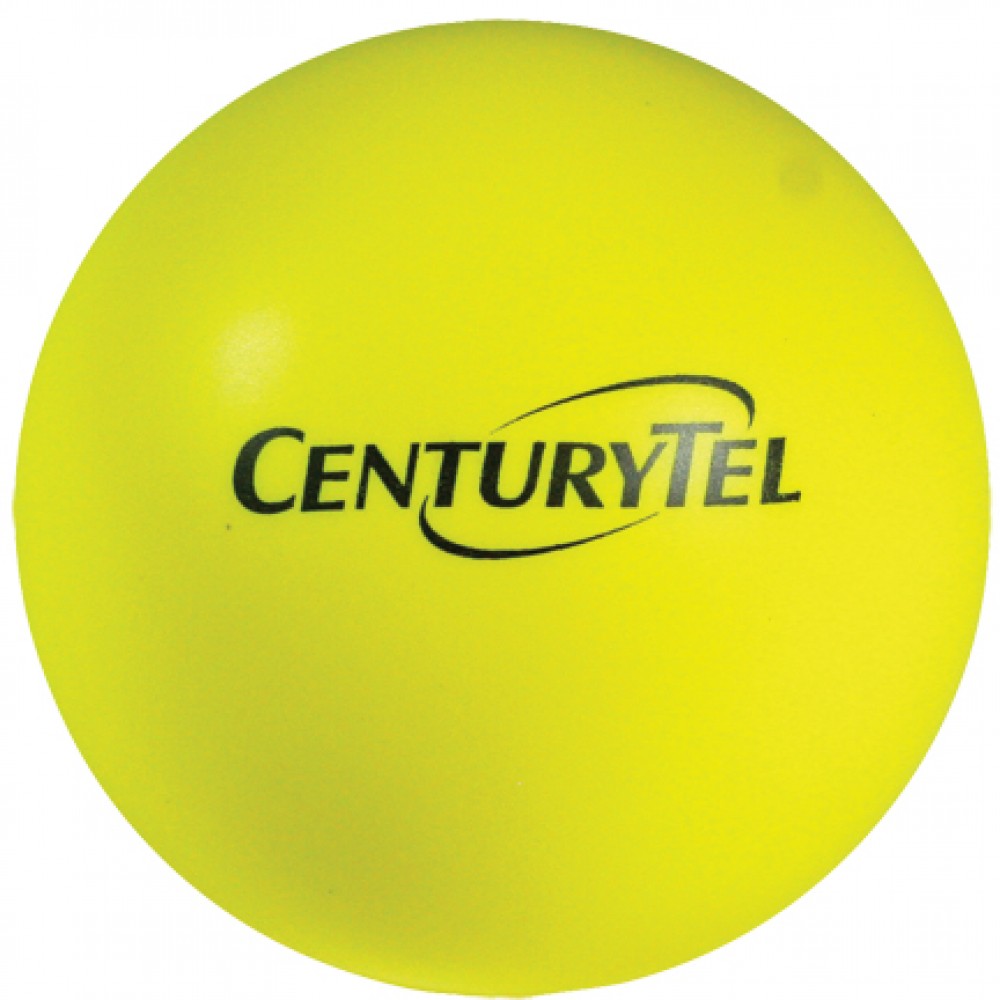 Yellow Squeezies Stress Reliever Ball with Logo
