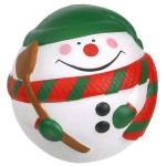 Snowman Ball Stress Reliever with Logo