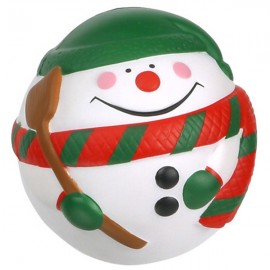 Custom Snowman Ball Stress Reliever  Custom Snowman Ball Stress Reliever