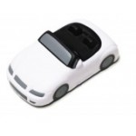 Custom Printed White Convertible Car Stress Reliever