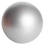 Logo Branded Silver Squeezies Stress Reliever Ball