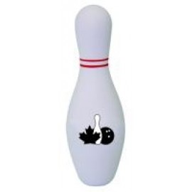Bowling Pin Stress Reliever with Logo  Bowling Pin Stress Reliever with Logo