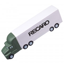 Promotional Semi Truck Shaped Stress Reliever w/ Custom Logo  Promotional Semi Truck Shaped Stress Reliever w/ Custom Logo