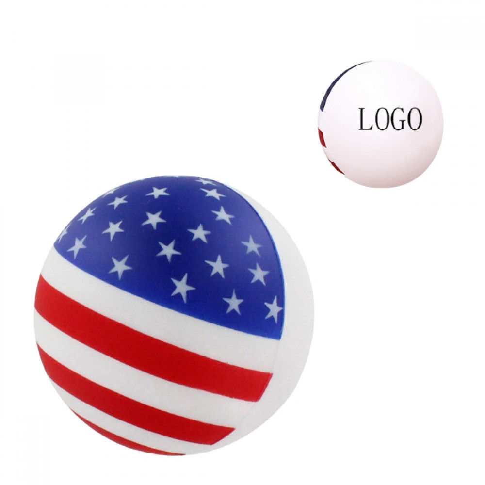 Patriotic Stress Ball Custom Printed Patriotic Stress Ball Custom Printed