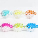 Globefish Shaped Push Pop Bubble Anti Stress Ball with Logo