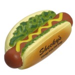 Hot Dog Stress Reliever with Logo