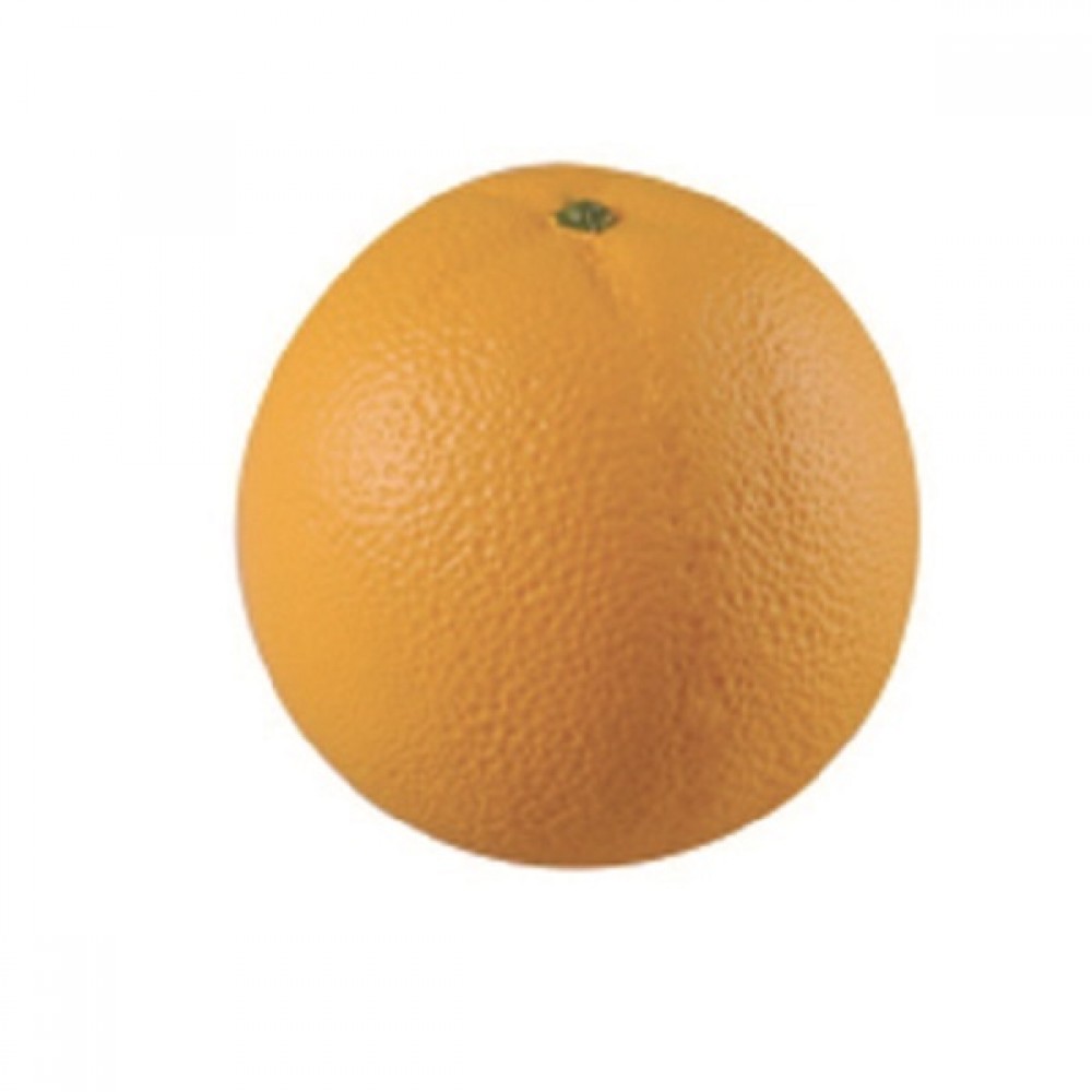 Round Orange Shaped Stress Ball with Logo