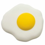 Fried Egg Squeezie Stress Reliever with Logo