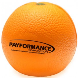 Orange Stress Reliever with Logo