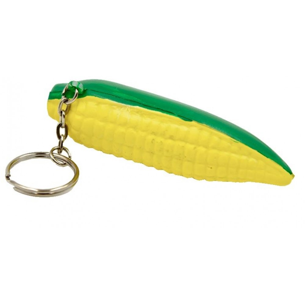 Corn Key Chain Stress Reliever Squeeze Toy with Logo