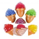 3.5" Squeezy Bead Ice Cream Cone Toy with Logo