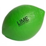 Custom Imprinted Lime Stress Reliever