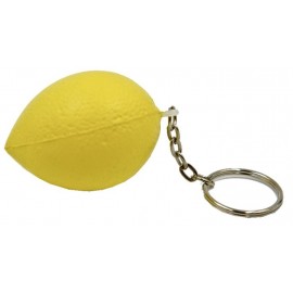 Lemon Key Chain Stress Reliever Squeeze Toy with Logo