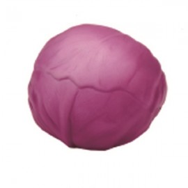 Purple Cabbage Shaped Stress Ball with Logo