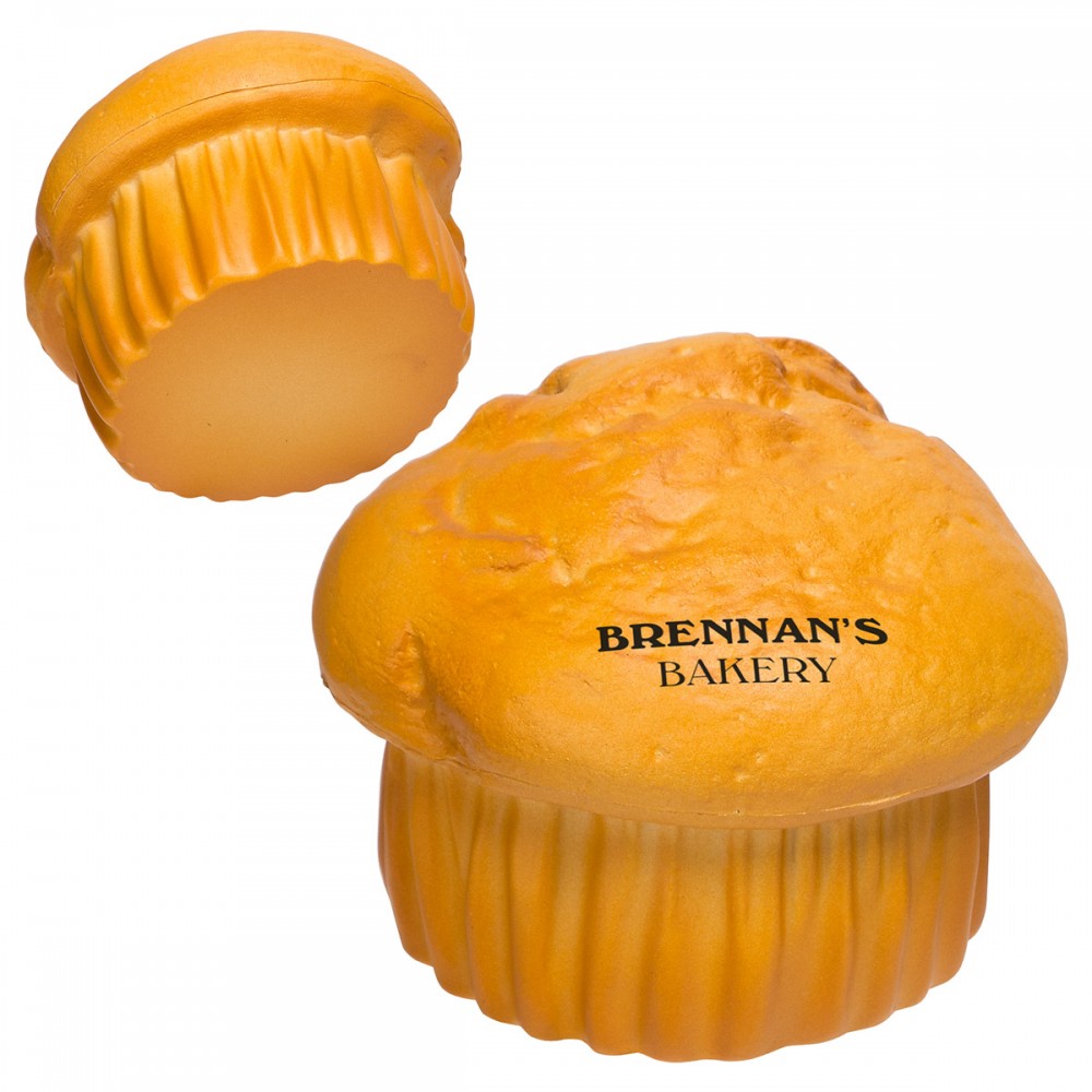 Logo Branded Muffin Stress Reliever