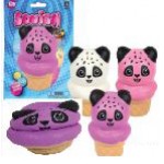 Promotional 4" Squish Panda Ice Cream Cone Toy