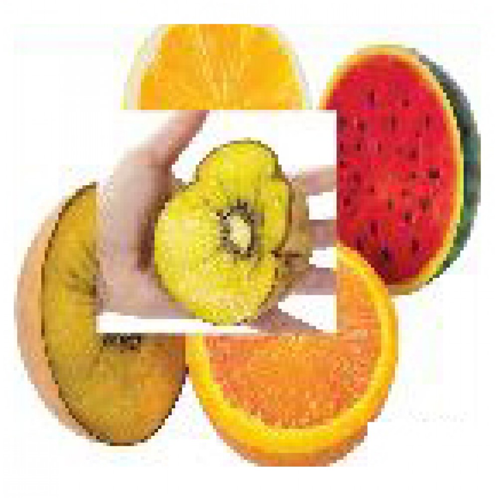 4" Squish Fruit Toy with Logo