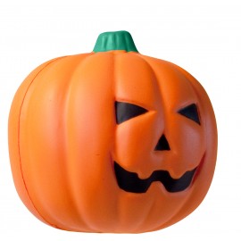 Jack O' Lantern Squeezies Stress Reliever with Logo  Jack O