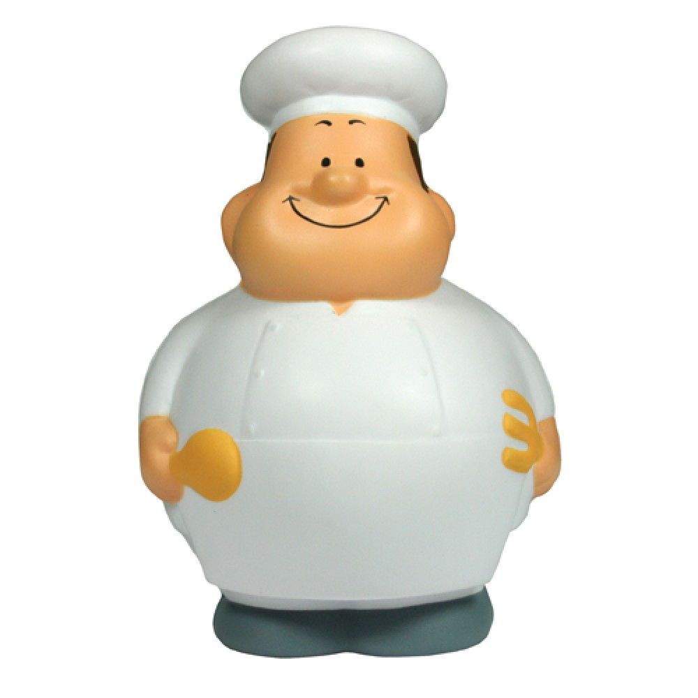 Customized Chef Bert Squeezies Stress Reliever