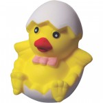Chick in Egg Squeezies Stress Reliever with Logo