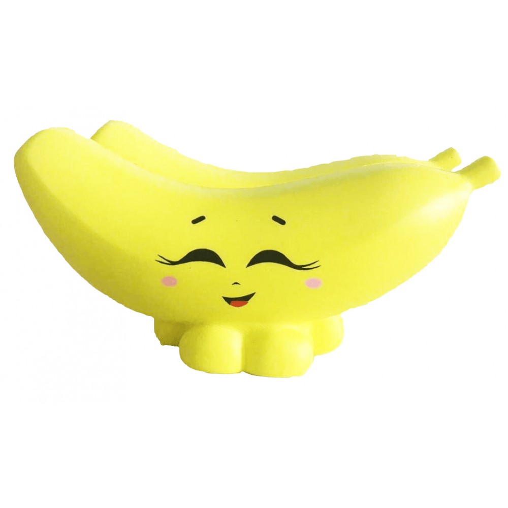 CutieLine Slow Rising Scented Banana Buddy Squishy with Logo CutieLine Slow Rising Scented Banana Buddy Squishy with Logo