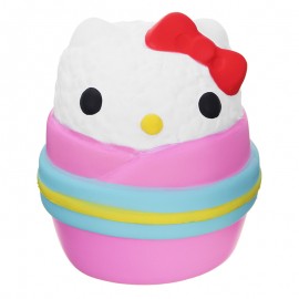 Slow Rising Scented Pink Onigiri Sushi Squishy with Logo  Slow Rising Scented Pink Onigiri Sushi Squishy with Logo