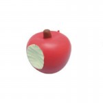 Custom Apple Shaped Stress Reliever w/Bite Taken Out