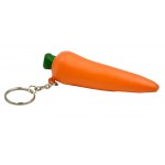 Carrot Key Chain Stress Reliever Squeeze Toy with Logo