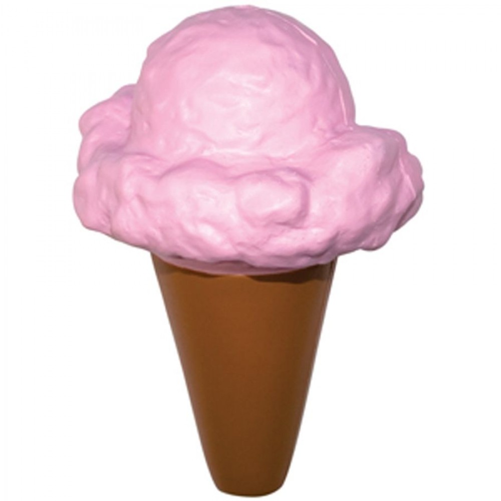 Custom Ice Cream Cone Squeezies Stress Reliever