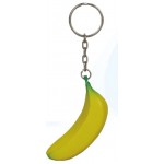 Logo Branded Banana Stress Reliever Key Chain