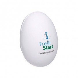 Egg Shaped Stress Reliever with Logo