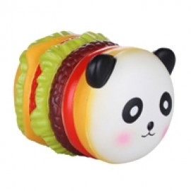 Promotional Slow Rising Scented Panda Burger Squishy
