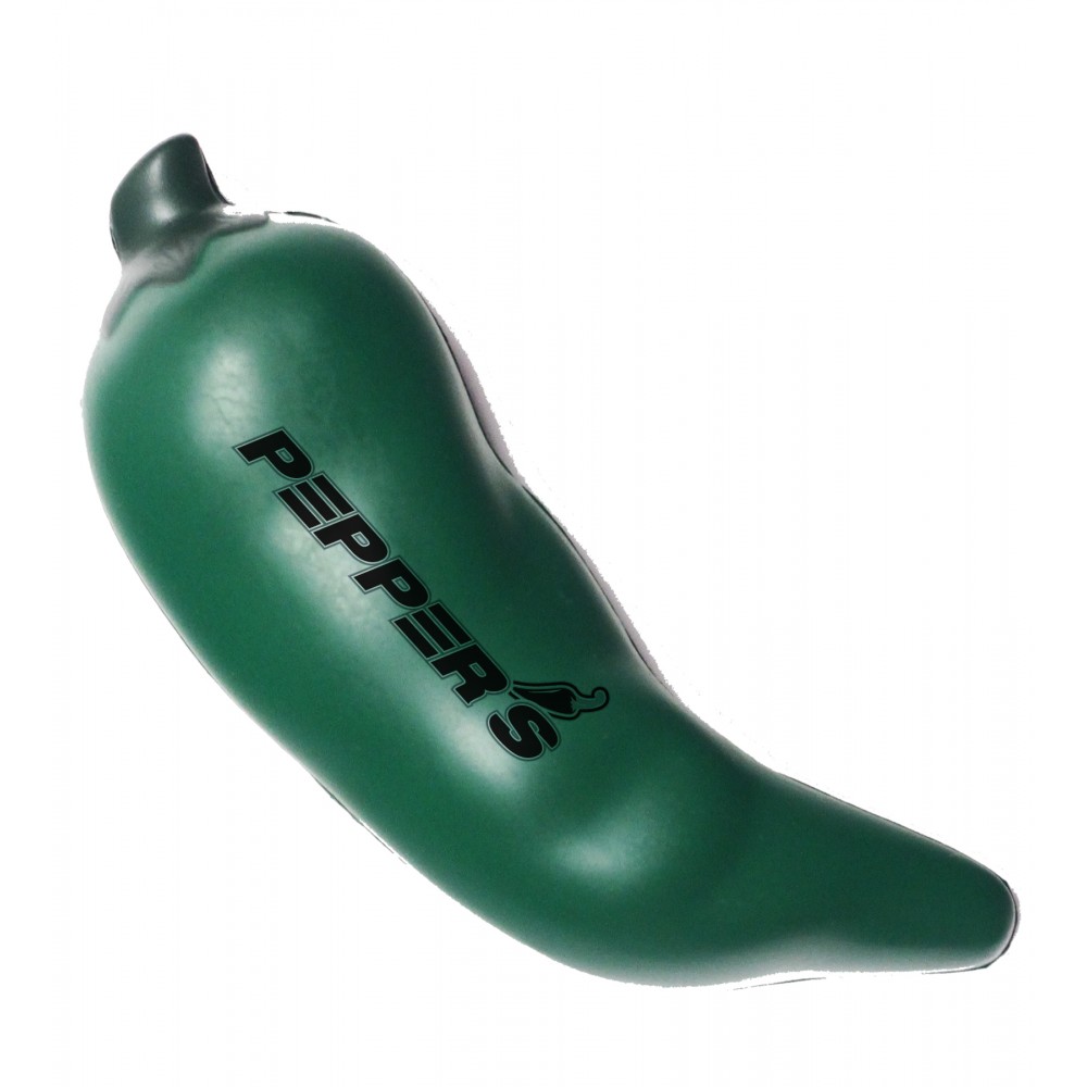 Green Chili Pepper Stress Reliever with Logo