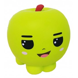 CutieLine Slow Rising Scented Green Apple Buddy Squishy with Logo  CutieLine Slow Rising Scented Green Apple Buddy Squishy with Logo