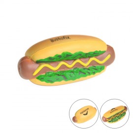 Hot Dog Stress Reliever with Logo  Hot Dog Stress Reliever with Logo