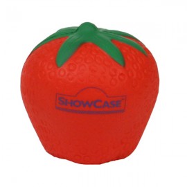 Strawberry Stress Reliever with Logo  Strawberry Stress Reliever with Logo