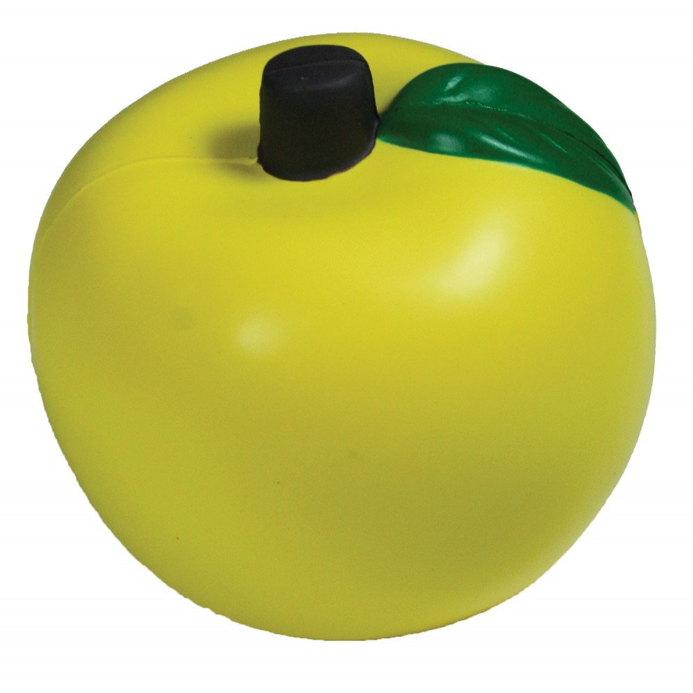 Custom Squeezies Stress Reliever Yellow Apple