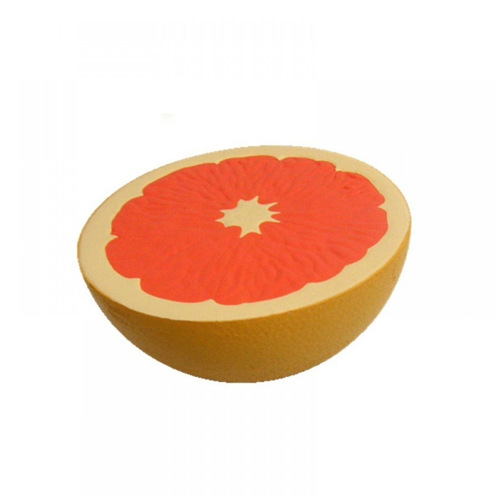 Personalized Grapefruit Half Shaped Stress Reliever