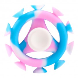 Silicone Sucker Fidget Spinner Stress Relief with Logo