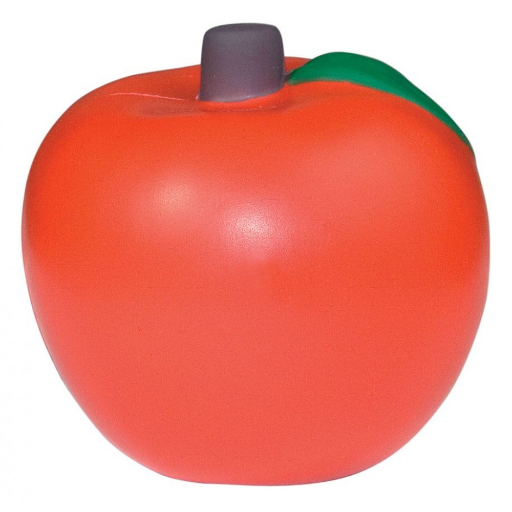 Squeezies Stress Reliever Red Apple with Logo