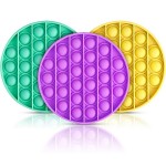 Round Shaped Push Bubble Fidget Toy with Logo