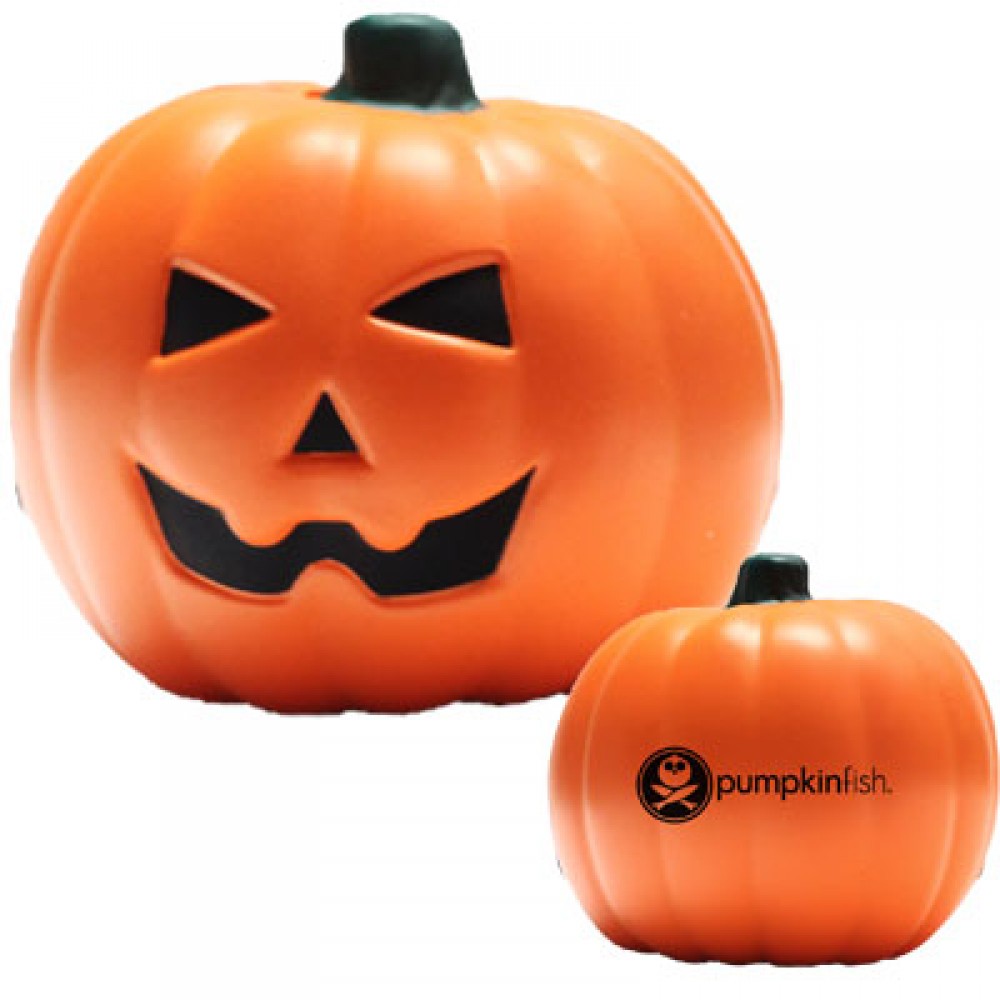 Halloween Pumpkin Stress Reliever with Logo