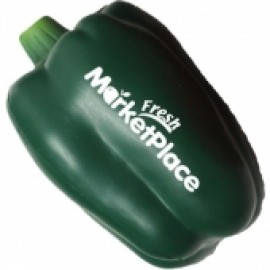 Green Bell Pepper Stress Reliever with Logo
