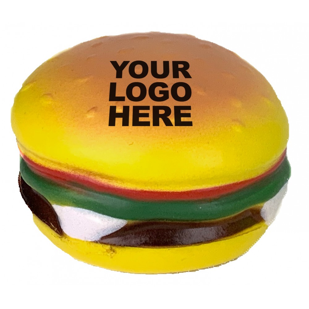 Hamburger Stress Reliever with Logo