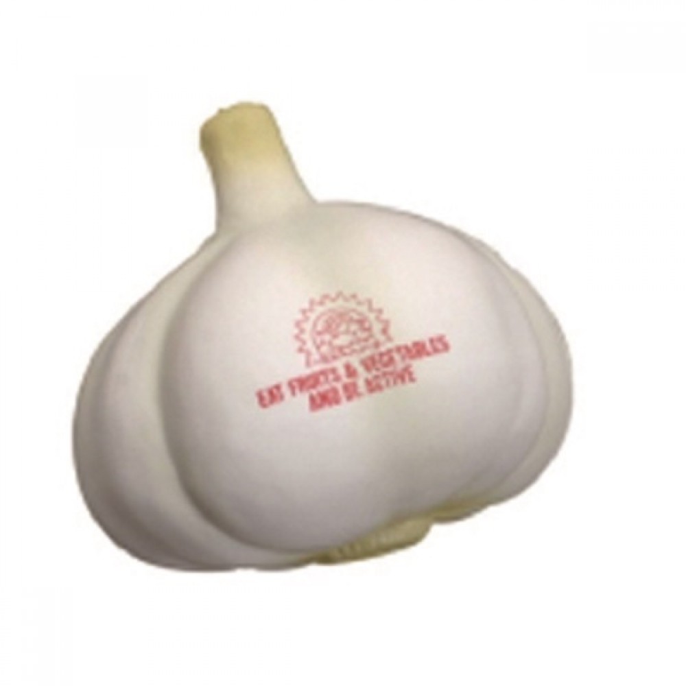Logo Branded PU Garlic Stress Reliever