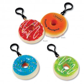 2-3/4" Squishy Donut Clip-Ons with Logo