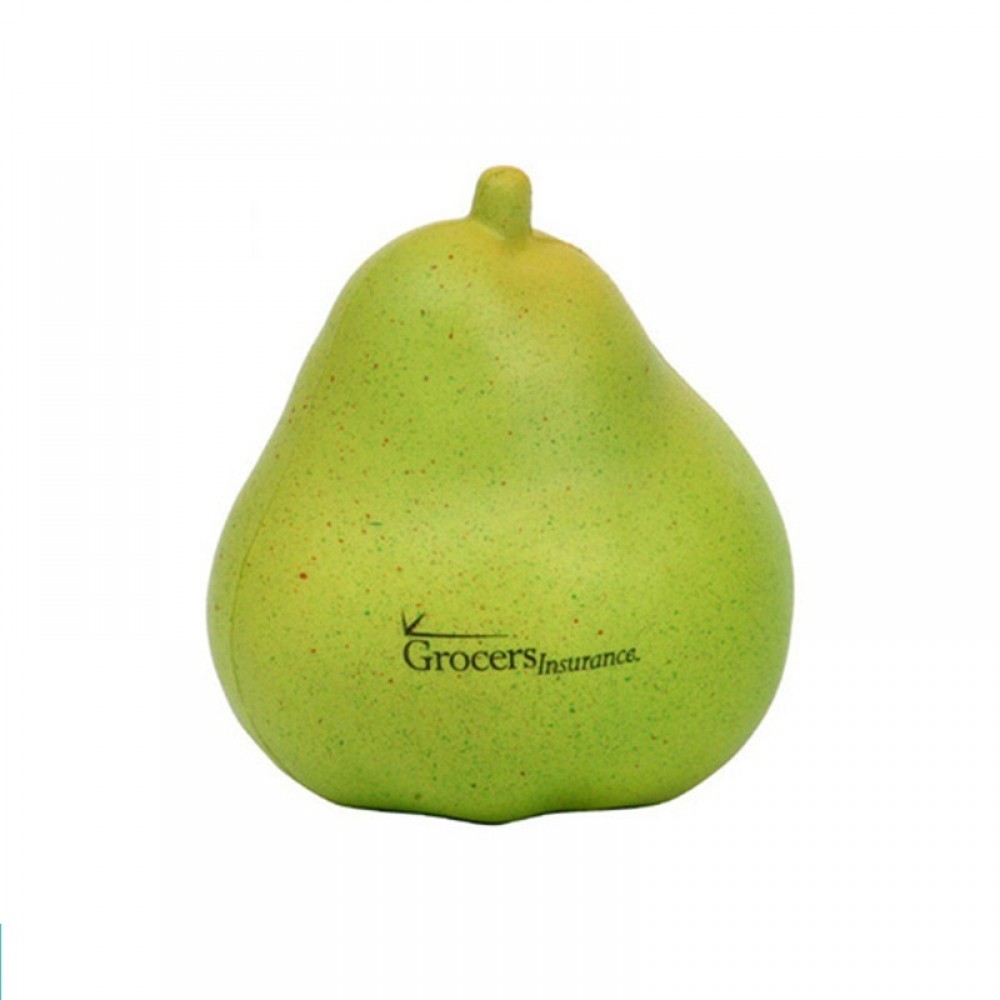 Pear Shaped Stress Reliever with Logo