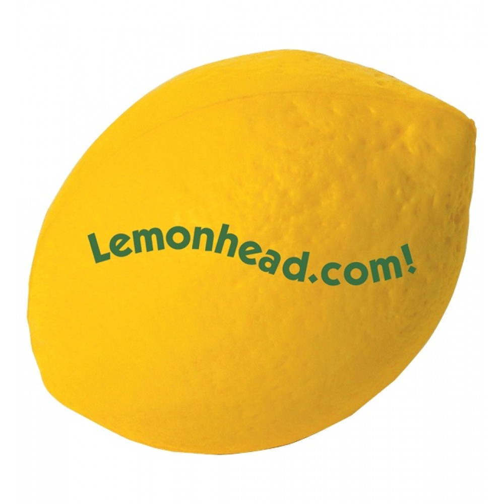 Lemon Stress Reliever Logo Branded Lemon Stress Reliever Logo Branded